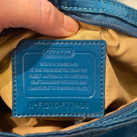 Coach foldable backpack and crossbody. VGUC - Picture 3 of 13